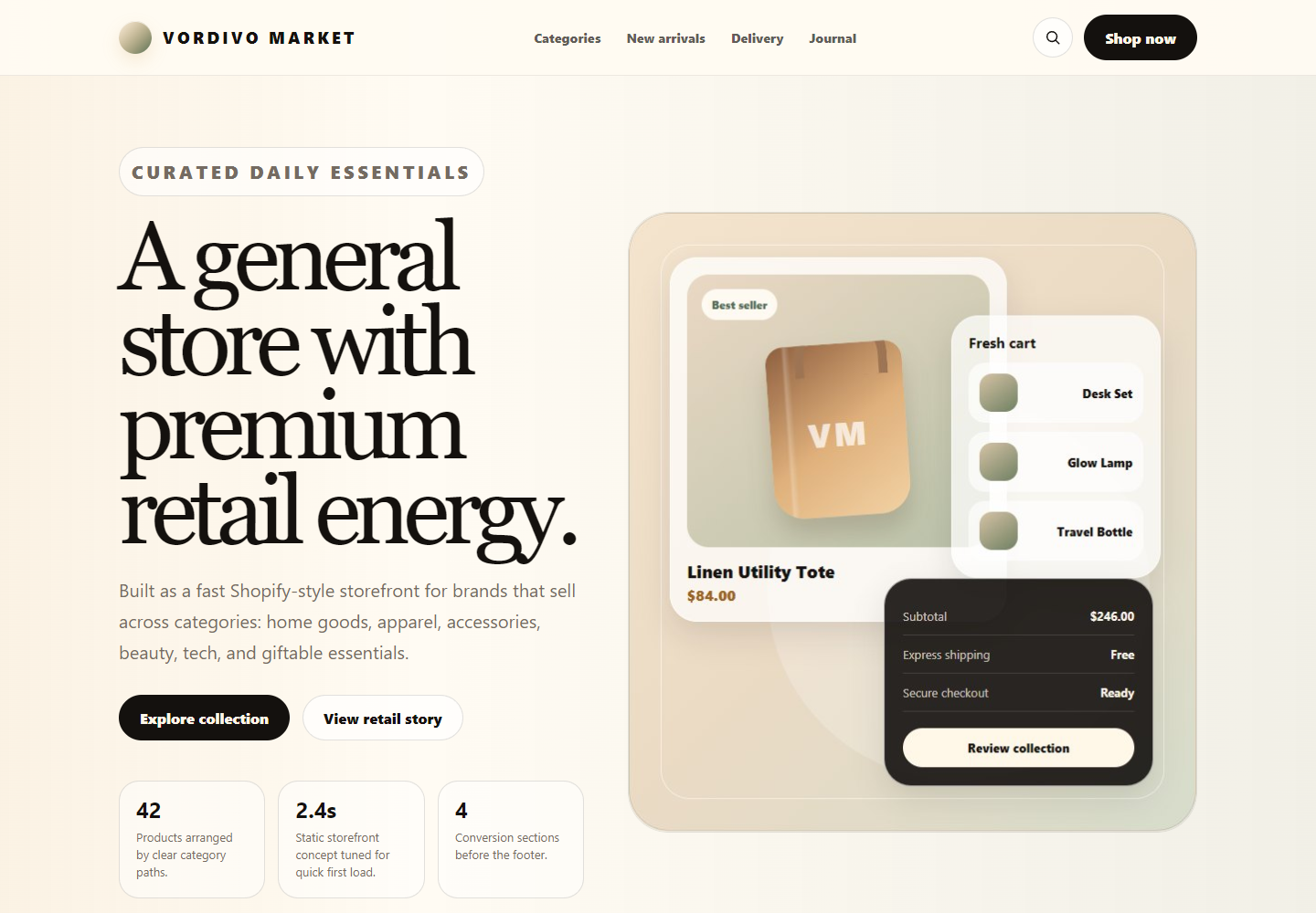 General Ecommerce Store screenshot